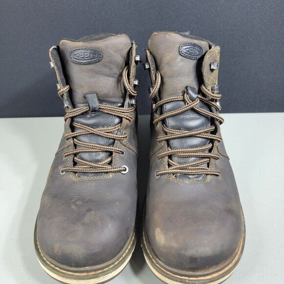 Keen Akron Utility Work Boots Mens Size 9 Waterproof Leather Slip Resistant main image 5